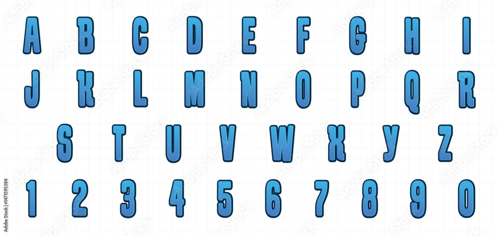 text effect style letter design vector