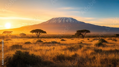 Kilimanjaro at Sunrise. 