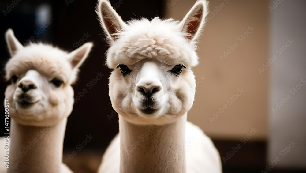 Obraz premium Llama blanca