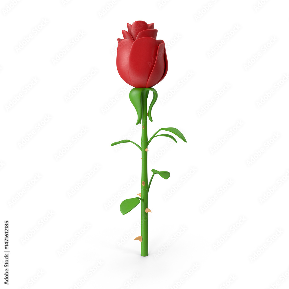 Fototapeta premium artificial rose flower png