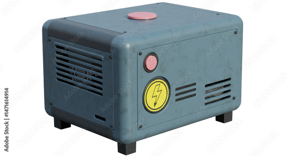 Fototapeta premium Isolated Power Generator