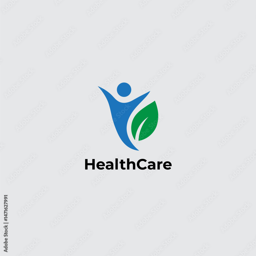 Fototapeta premium Healthcare logo design template