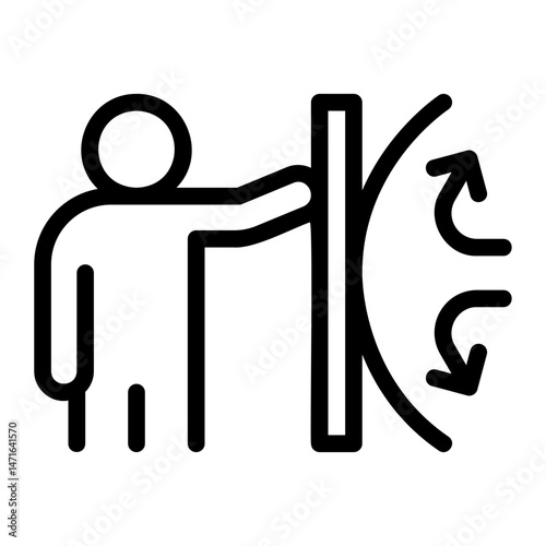 resilience line icon