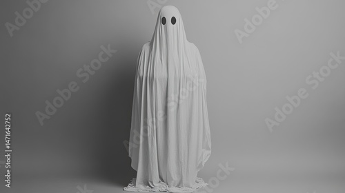 Sheet Ghost on Grey.