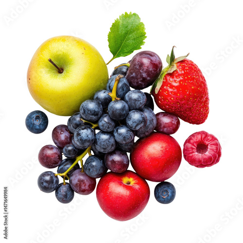 Assorted fresh fruits photo