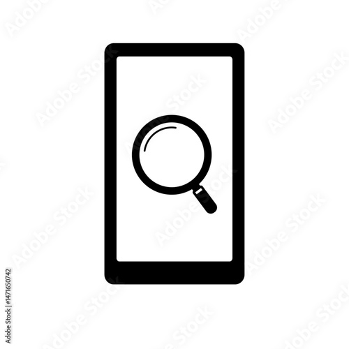 ピクトグラム「スマホ検索」