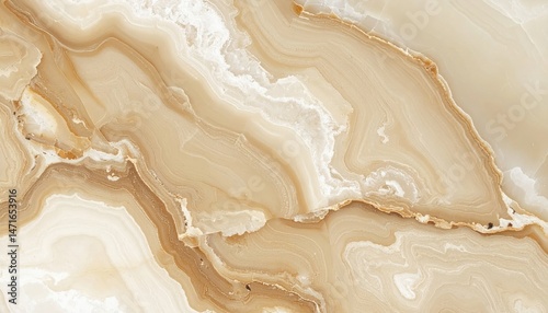 Translucent, swirling patterns of golden-yellow and cream flow within the stone, creating an abstract, organic, and textural surface.