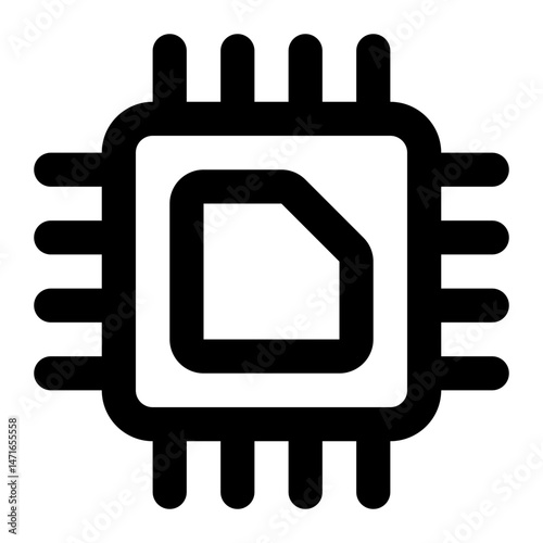 cpu icon for illustration