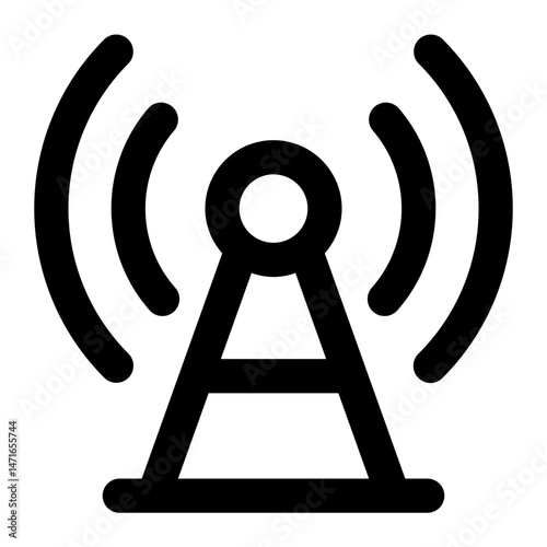 wifi antena icon for illustration