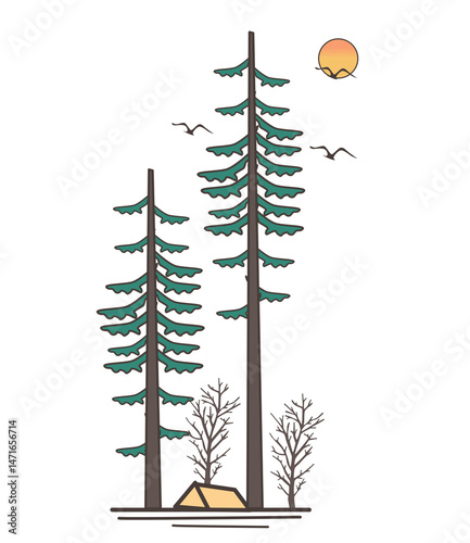 set of trees