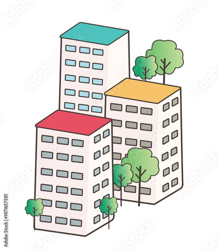 illustration of a city