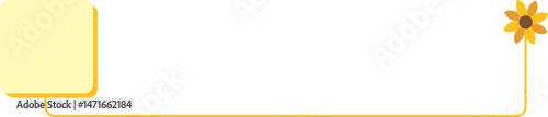 Cute Flower List Infographic Floral Text Box