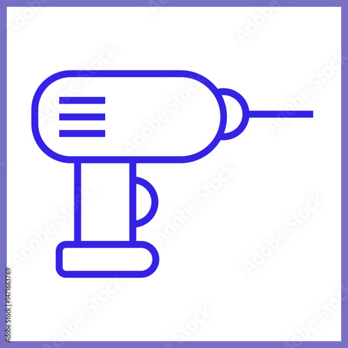 Drill icon design