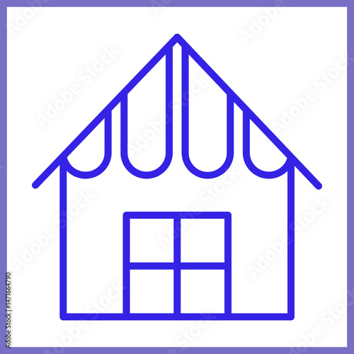 Roofing icon design