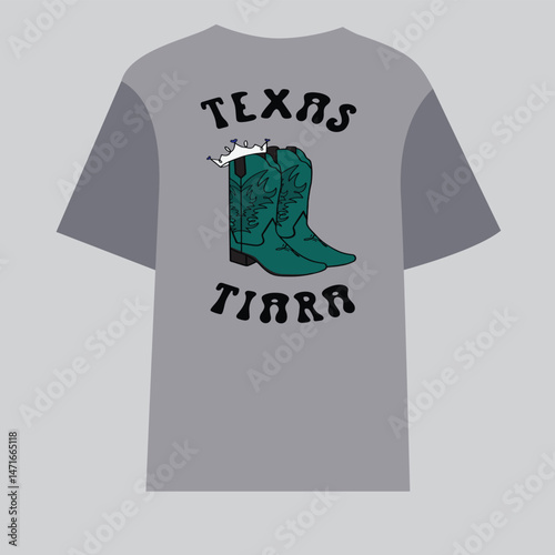 GREY T-SHIRT DESIGN FOR TEXAS TIARA, GREY AND GREEN DESIGN T-SHIRT FOR MEN WOMEN, JERSEY, NURSE, LIFESTYLE, BOYS GIRLS T-SHIRT, CREATIVE AND UNIQUE DESIGN,  