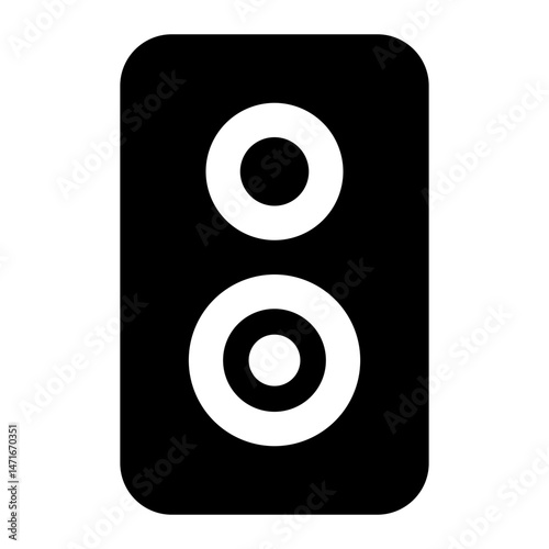 stereo icon for illustration