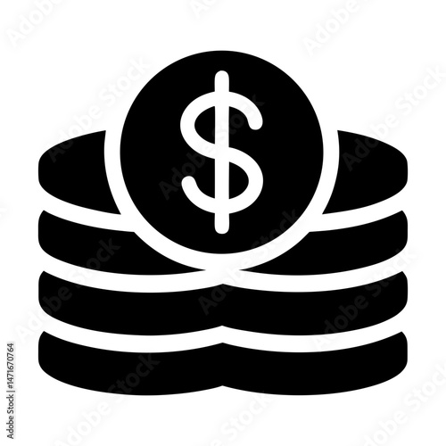 database icon stacked disks vector
