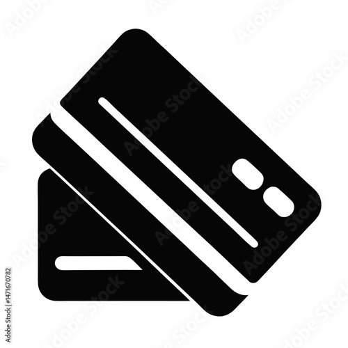 debit card icon silhouette

