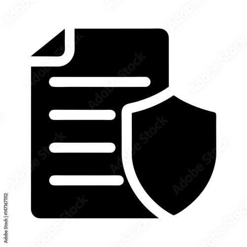 insurance policy document icon
