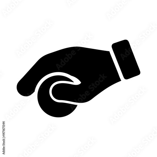 loan hand money icon
