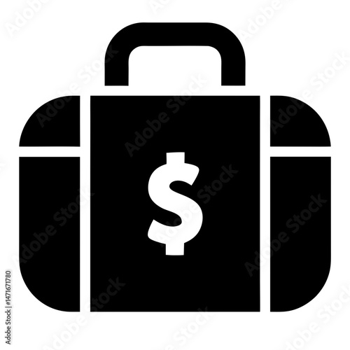 portfolio briefcase finance icon
