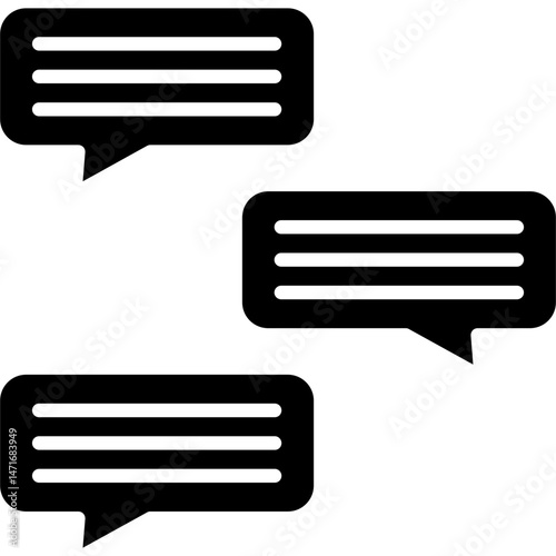 Message Icon Vector Element