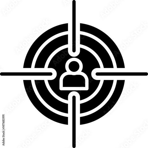 Segmentation Icon Vector Element