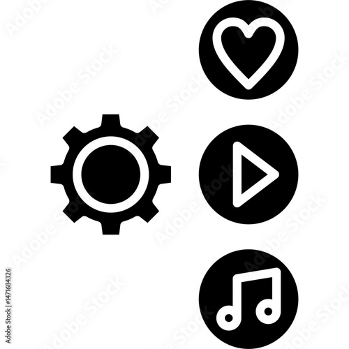 Work Flow Icon Vector Element