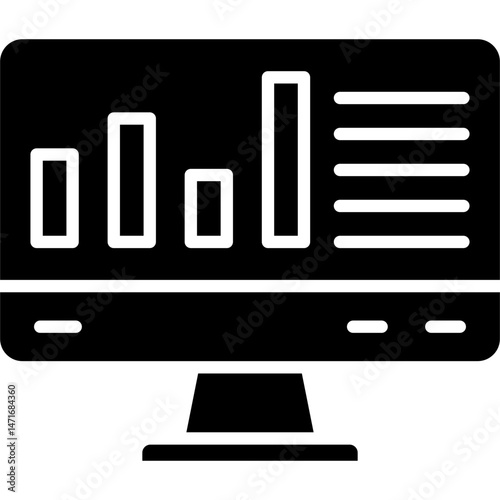 Analytics Icon Vector Element