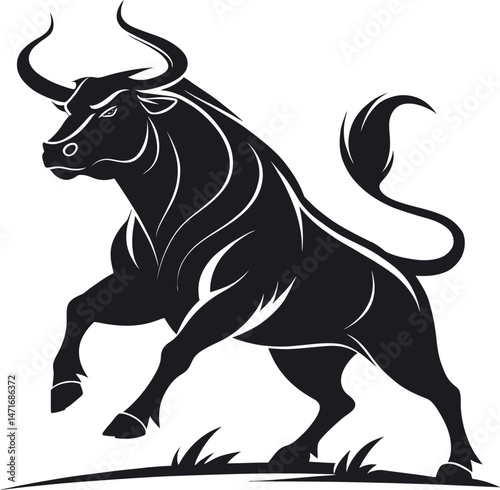 bull silhouette icon