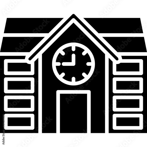 School Icon Vector Element