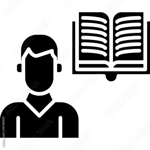 Tutoring Icon Vector Element
