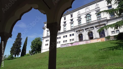 The castle of Udine from the Porticato del Lippomano.