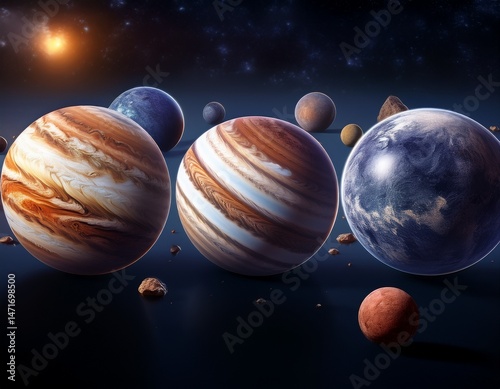 planet in space