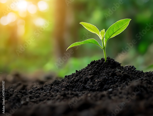 Glowing plant global saving