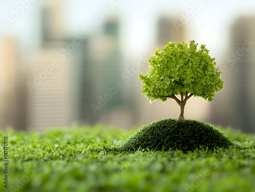 Glowing plant global saving