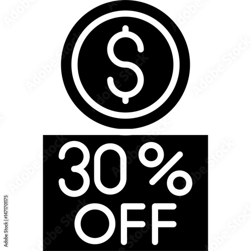 Discount Icon Vector Element