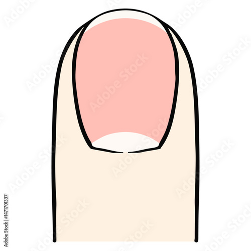 手書き_爪_ベクター素材_006