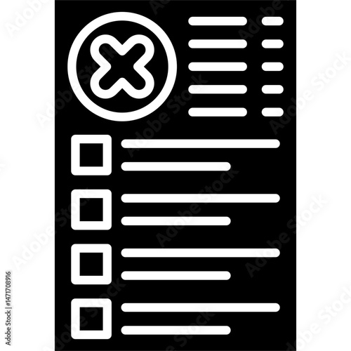 Result Icon Vector Element