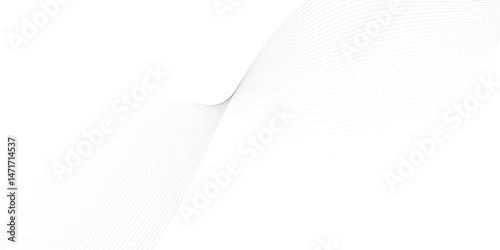 Abstract backdrop with colorful wave gradient lines on white background. Vector illustration.Wave with lines created using blend tool.Abstract vector black and white background with wavy lines.