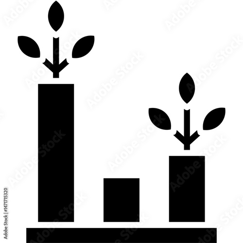 Chart Icon Vector Element