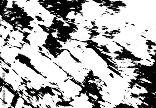 Abstract grunge black and white distressed wall texture background, Isolated on transparent background, PNG	
