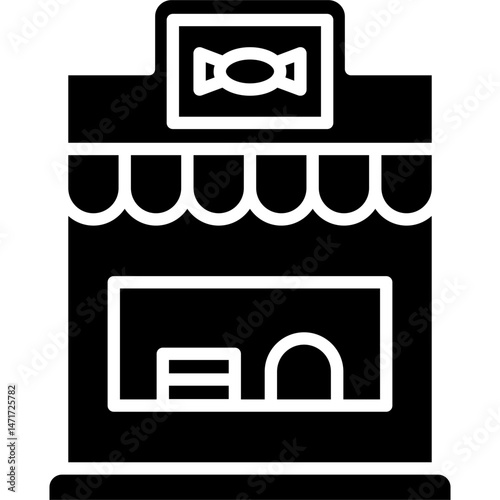 Candy Shop Icon Vector Element