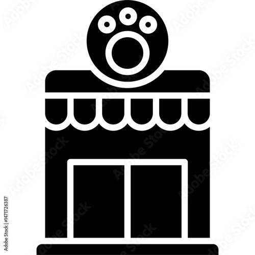 Pet Shop Icon Vector Element