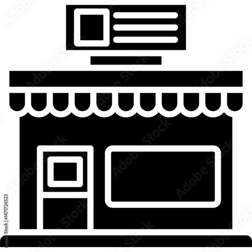 Mart Icon Vector Element