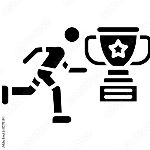 Marathon Icon Vector Element