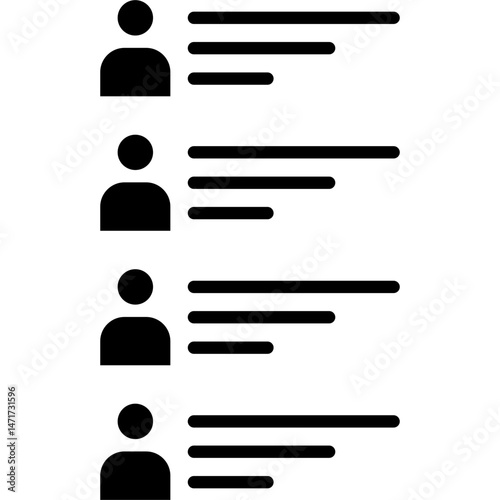 Participant Icon Vector Element