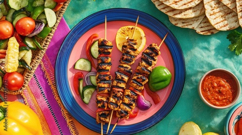view of food on the table