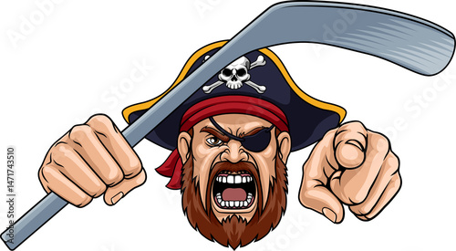 Pirate Ice Hockey Sports Te...