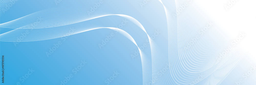 Abstract blue gradient background with shining lines waves. Minimalist background for banner, poster, cover, brochure, flyer, website. eps 10 Abstract blue gradient background with shining lines waves. Minimalist background for banner, poster, cover, brochure, flyer, website. eps 10
